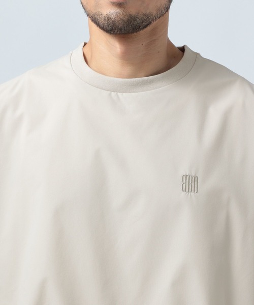 BAYFLOW(ベイフロー)の「【2WAYストレッチ・吸水速乾】ヘムドローコードTシャツ(Tシャツ/カットソー・メンズ・キャメル/ブラック・MEDIUM/LARGE)」の10枚目の写真