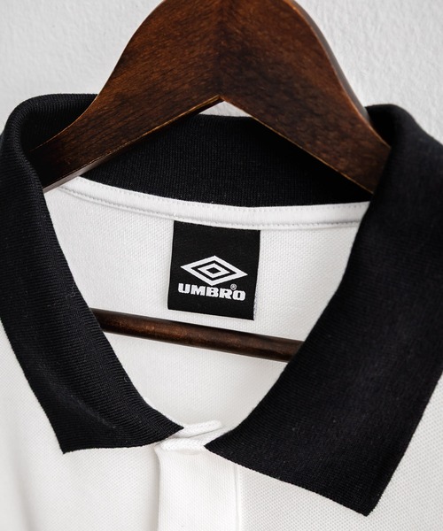 希少デザイン】アンブロxマンチェスターシティ ボーダーポロシャツ L