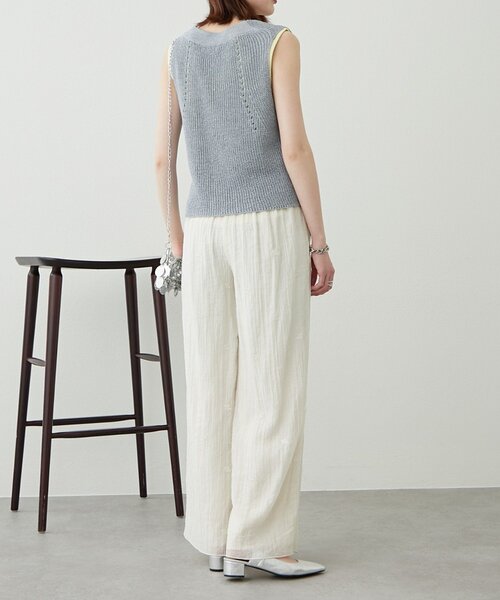 WILLOW（ウィロー）の「【willow】刺繍イージーパンツ（その他パンツ・レディース・ブラック/ホワイト・ONE SIZE）」の18枚目の写真