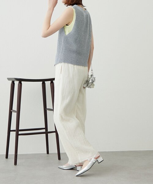 WILLOW（ウィロー）の「【willow】刺繍イージーパンツ（その他パンツ・レディース・ブラック/ホワイト・ONE SIZE）」の17枚目の写真