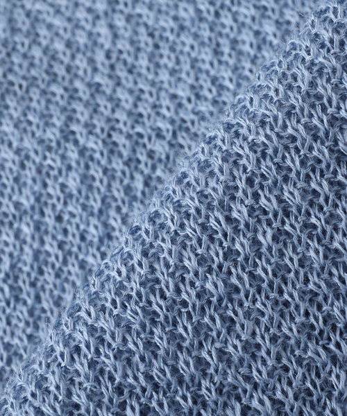 PULP/417EDIFICE(パルプフォーワンセブンエディフィス)の「AROUSAL / アローサル COLLARED C/D 25SS-ASLKT01(カーディガン/ボレロ・メンズ・ブラック/ブルー系その他/ベージュ・3/2)」の9枚目の写真