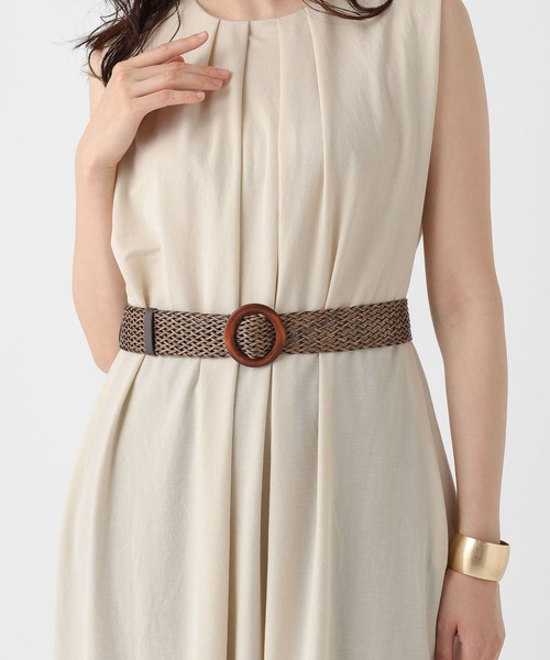 Elura（エルーラ）の「雑材メッシュベルト/571568（ベルト・レディース・ブラック/ブラウン・ONE SIZE）」の8枚目の写真