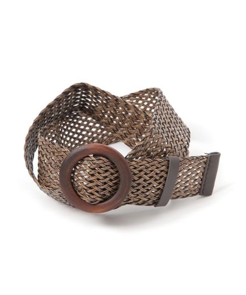 Elura（エルーラ）の「雑材メッシュベルト/571568（ベルト・レディース・ブラック/ブラウン・ONE SIZE）」の10枚目の写真