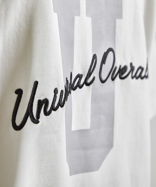 UNIVERSAL OVERALL(ユニバーサルオーバーオール)の「ユニバーサルオーバーオール別注バックプリントロゴししゅうポケットTシャツ(Tシャツ/カットソー・メンズ・ホワイト/ブラック・LL/L/M/S)」の18枚目の写真