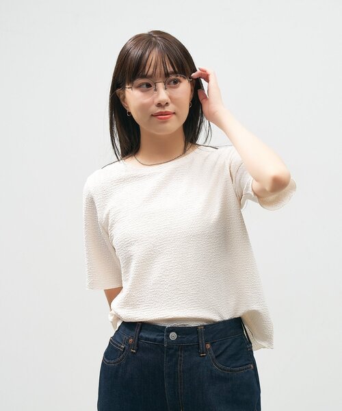 UNITED ARROWS(ユナイテッドアローズ)の「【WEB限定】Zoff|UNITED ARROWS オーバル型 調光 サングラス|紫外線でレンズの色が変わる|ユナイテッドアローズ|チタン メタル|軽量|カラーレンズ|UVカット 紫外線対策(サングラス・レディース・ブラウン系その他4/ブラック・FREE)」の6枚目の写真