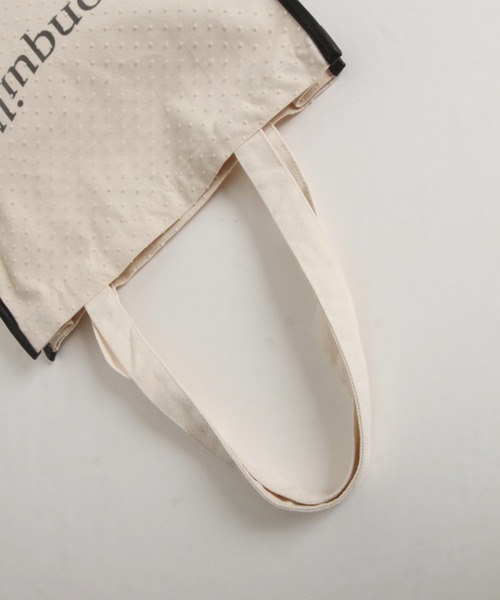 tocco closet(トッコ クローゼット)の「【ZOZO限定】重ねドットチュールトートバッグ(トートバッグ・レディース・アイボリー/ブラック・FREE)」の16枚目の写真
