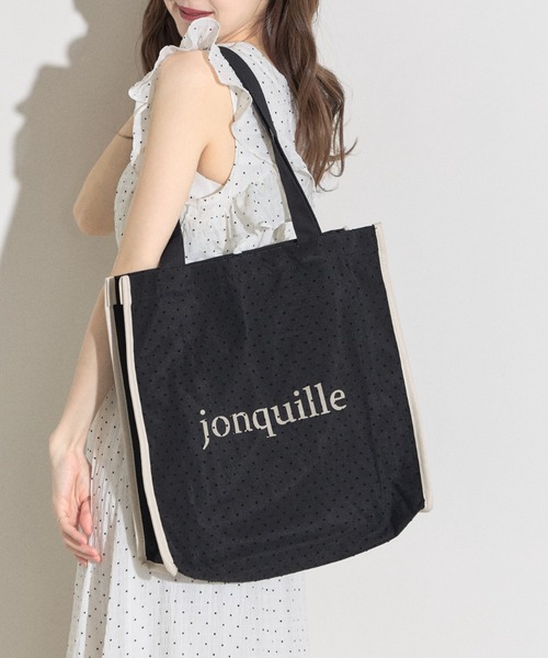 ZOZO限定】重ねドットチュールトートバッグ（トートバッグ）｜tocco
