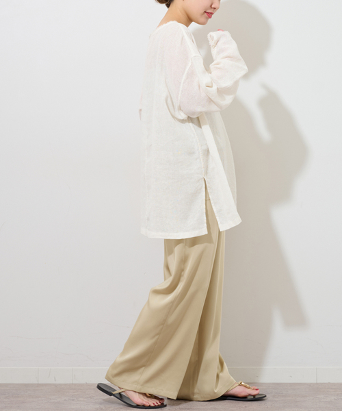 JOURNAL STANDARD relume（ジャーナルスタンダード　レリューム）の「ヴィンテージサテンベイカーパンツ（その他パンツ・レディース・ベージュ/ブラウン・36/38）」の17枚目の写真