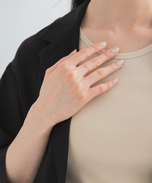URBAN RESEARCH（アーバンリサーチ）の「decor『デコール』　18K Dia Ring（リング・レディース・ゴールド・-）」の6枚目の写真
