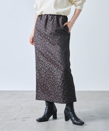 kha:ki(J[L)́uKHA:KI / J[LvLEOPARD STRAIGHT SKIRT(XJ[g)