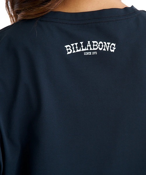 BILLABONG（ビラボン）の「BILLABONG レディース MORFY SS TEE RASH ラッシュガード 【2025年夏モデル】/ビラボン水陸両用吸水速乾UVケア半袖ラッシュガード(水着)（ラッシュガード・レディース・スカイブルー/ホワイト/ブラック・MEDIUM）」の7枚目の写真