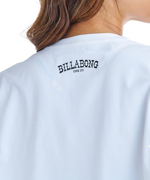 BILLABONG（ビラボン）の「BILLABONG レディース MORFY SS TEE RASH ラッシュガード 【2025年夏モデル】/ビラボン水陸両用吸水速乾UVケア半袖ラッシュガード(水着)（ラッシュガード・レディース・スカイブルー/ホワイト/ブラック・MEDIUM）」の12枚目の写真