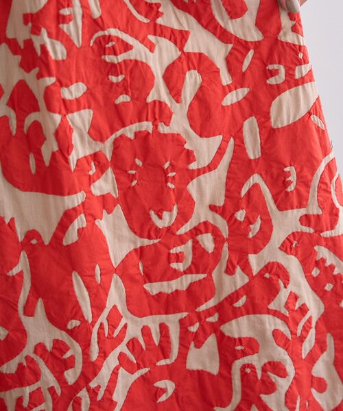 BEARDSLEY（ビアズリー）の「IKIMONOアップリケスカート（スカート・レディース・ブラック/レッド・FREE）」の11枚目の写真