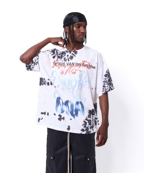 エルエイチピー（LHP）/DankeSchon／ダンケシェーン／TIEDYE S／S TEE GROUNDZERO セール】DankeSchon/ダンケシェーン/TIEDYE S/S TEE GROUNDZERO（T