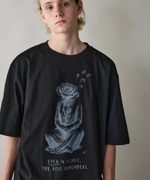rehacer : Silent Bloom Relax Fit T-shirt / サイレントブルーム リラックス フィットTシャツ