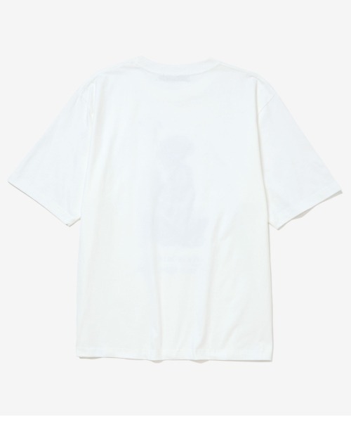 rehacer（レアセル）の「rehacer : Silent Bloom Relax Fit T-shirt / サイレントブルーム リラックス フィットTシャツ（Tシャツ/カットソー・メンズ・ホワイト/ブラック・LARGE/X-LARGE/SMALL/MEDIUM）」の5枚目の写真