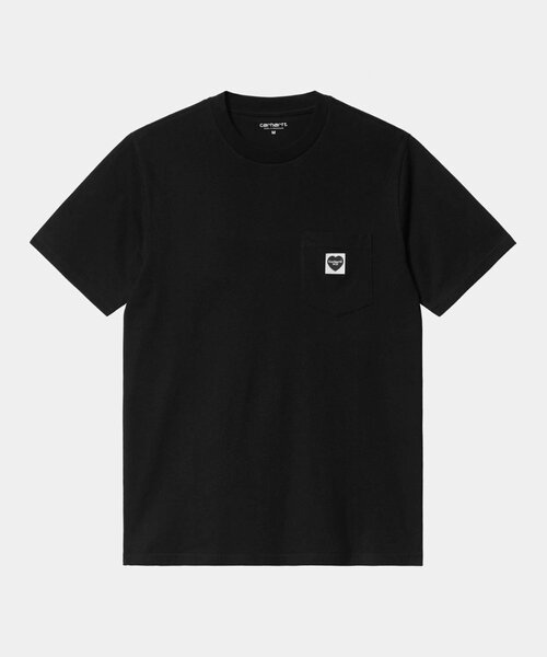 Tシャツ・カットソー CARHARTT S/S POCKET HEART T-SHIRT 5SA155 Carhartt WIP Women's Pocket Heart T-Shirt | White / Red