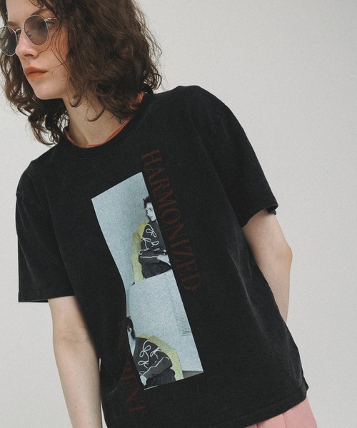 tシャツ 「WEB限定」RECORDSガーメントダイTシャツ レディース WEB限定】RECORDSガーメントダイTシャツ（Tシャツ/カットソー