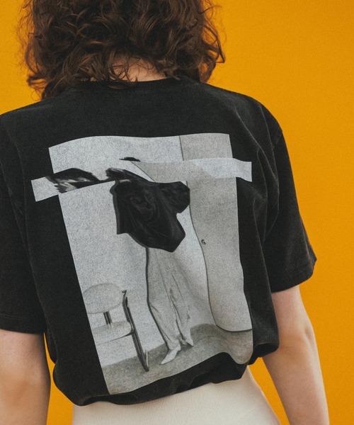 【WEB限定】RECORDSガーメントダイTシャツ ADAM ET ROPE'｜【WEB限定】RECORDSガーメントダイTシャツ