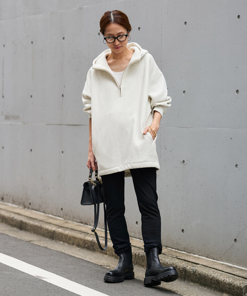 FRAMeWORK(フレームワーク)の「AULENTTI/オウレンティ 金具付きSHOULDERバック(ショルダーバッグ・レディース・ブラック/ブラウン・FREE)」の3枚目の写真