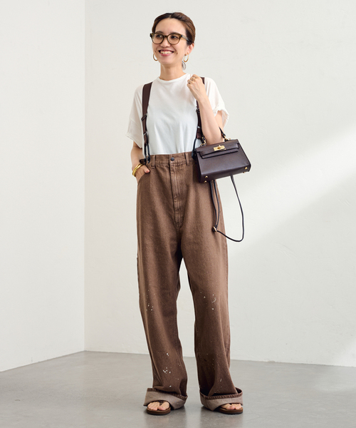 FRAMeWORK(フレームワーク)の「AULENTTI/オウレンティ 金具付きSHOULDERバック(ショルダーバッグ・レディース・ブラック/ブラウン・FREE)」の18枚目の写真