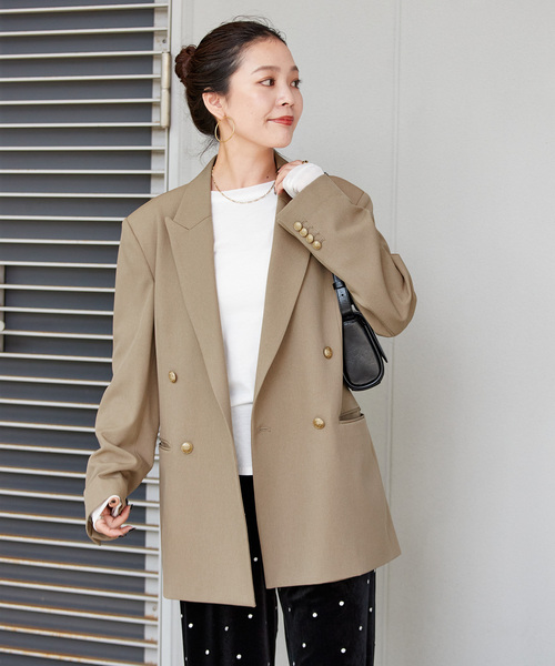 Wブレストピークド4Bジャケット（テーラードジャケット）｜B.C