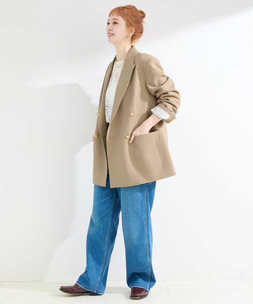 Wブレストピークド4Bジャケット（テーラードジャケット）｜B.C