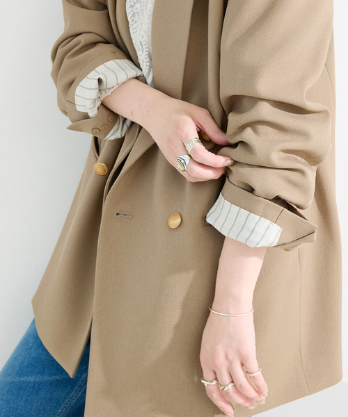 Wブレストピークド4Bジャケット（テーラードジャケット）｜B.C