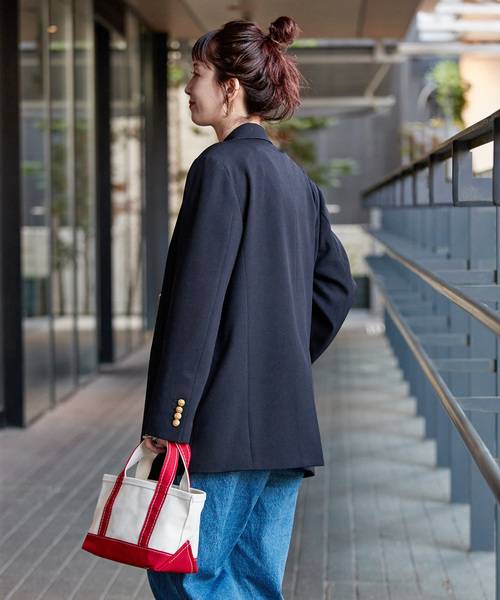 Wブレストテーラードジャケット Wブレストピークド4Bジャケット（テーラードジャケット）｜B.C