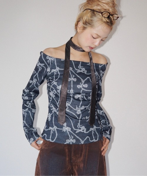 セール】off-shoulder tops / オフショルダートップス（シャツ