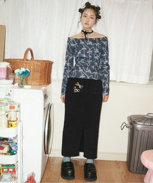 ANDMARY オフショルダー トップス Sophie off shoulder tops