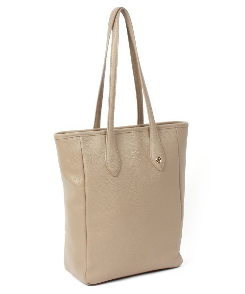 Beau're(ヴュレ)の「【BEAURE/ビュレ】Leather A4 Bag(トートバッグ・レディース・ブラック/ベージュ系・FREE)」の2枚目の写真