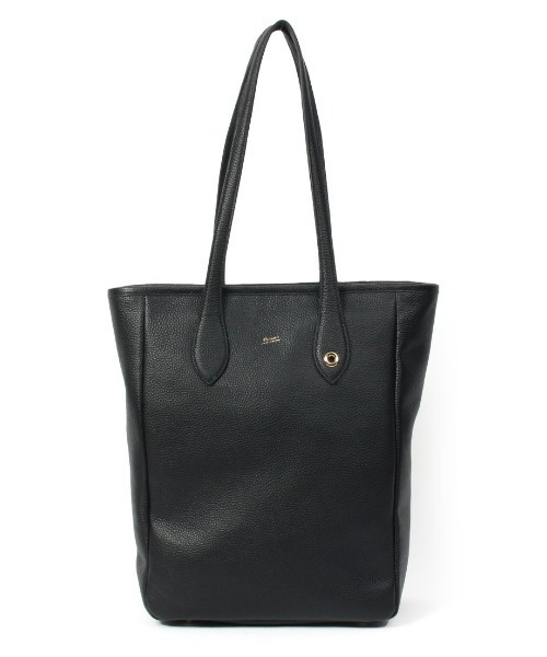 Beau're(ヴュレ)の「【BEAURE/ビュレ】Leather A4 Bag(トートバッグ・レディース・ブラック/ベージュ系・FREE)」の3枚目の写真