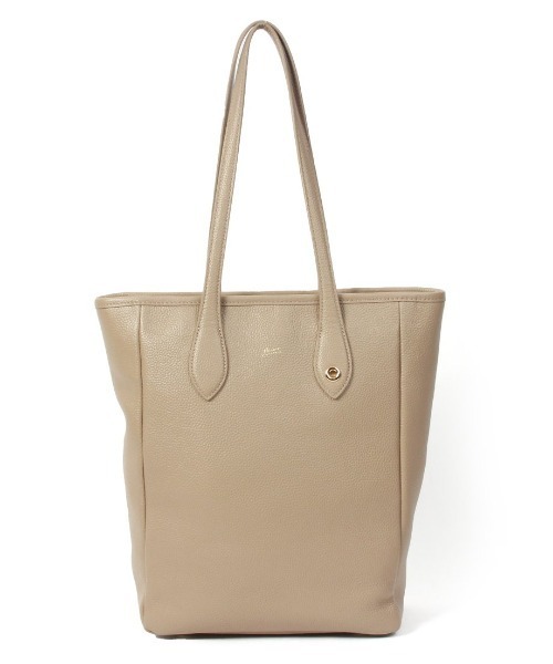 Beau're(ヴュレ)の「【BEAURE/ビュレ】Leather A4 Bag(トートバッグ・レディース・ブラック/ベージュ系・FREE)」の4枚目の写真
