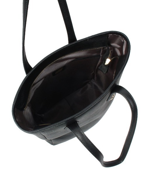 Beau're(ヴュレ)の「【BEAURE/ビュレ】Leather A4 Bag(トートバッグ・レディース・ブラック/ベージュ系・FREE)」の7枚目の写真