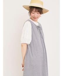 袖タテフリルTシャツ