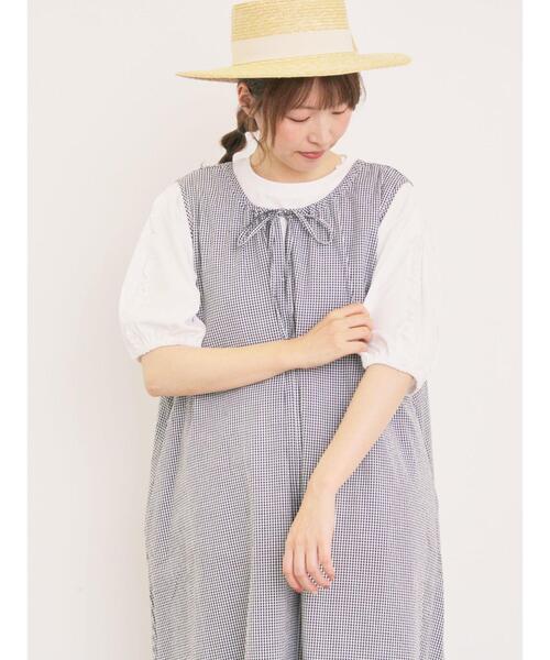 Samansa Mos2(サマンサ モスモス)の「袖タテフリルTシャツ(Tシャツ/カットソー・レディース・モカ/ブラック/オフホワイト・F)」の13枚目の写真