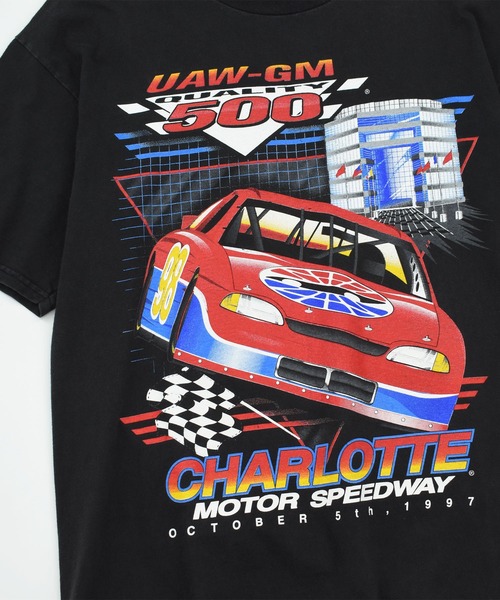 LABORATORY R(ラボラトリーアール)の「【USED】90’s Charlotte Motor Speedway “UAW-GM Quality 500” レーシング Tシャツ(Tシャツ/カットソー・メンズ・ブラック・LARGE)」の2枚目の写真