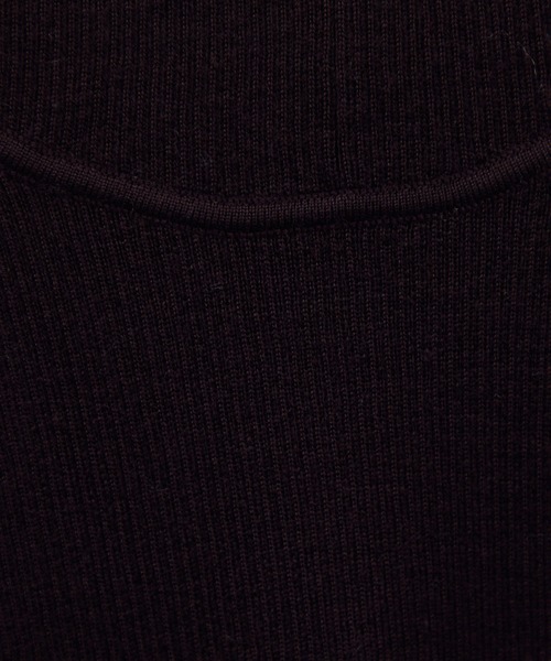 SALON adam et rope'(サロン アダム エ ロペ)の「ハイゲージリブニットフードプルオーバー / イージーケア(ニット/セーター・レディース・レッド/ダークブラウン/オフホワイト・FREE)」の21枚目の写真