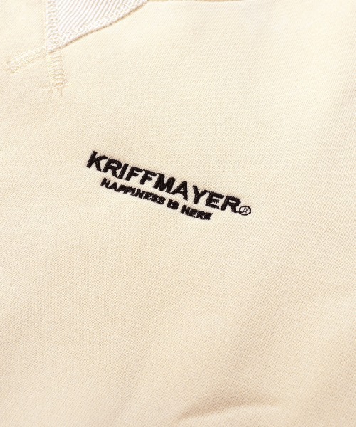 KRIFF MAYER Kid's Collection（クリフメイヤーキッズコレクション）の「【裏起毛】あたたか刺繍クルー（スウェット・キッズ・ネイビー/チャコール/イエロー/グレー/オフホワイト/サックスブルー・170/160/150/140/130/120）」の15枚目の写真