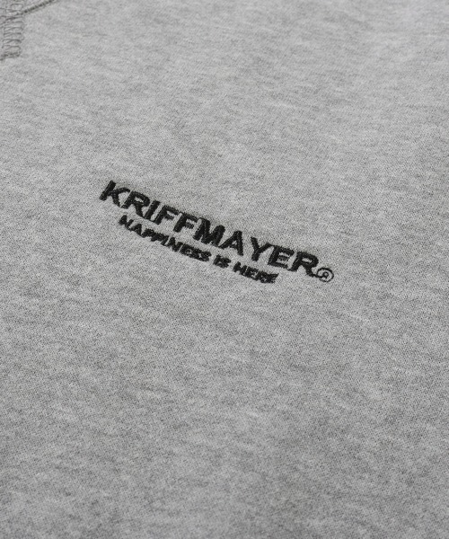 KRIFF MAYER Kid's Collection（クリフメイヤーキッズコレクション）の「【裏起毛】あたたか刺繍クルー（スウェット・キッズ・ネイビー/チャコール/イエロー/グレー/オフホワイト/サックスブルー・170/160/150/140/130/120）」の17枚目の写真