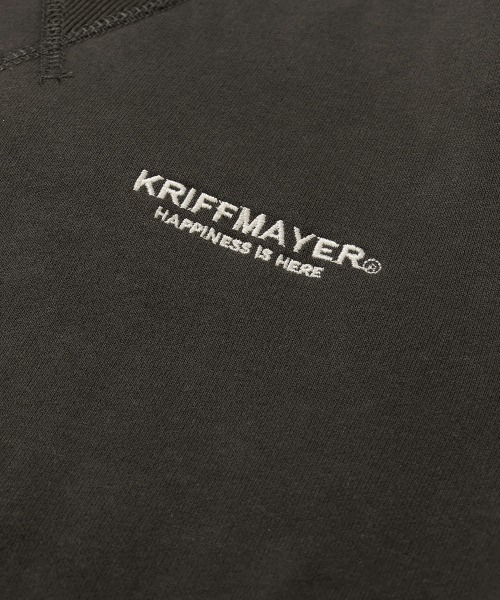 KRIFF MAYER Kid's Collection（クリフメイヤーキッズコレクション）の「【裏起毛】あたたか刺繍クルー（スウェット・キッズ・ネイビー/チャコール/イエロー/グレー/オフホワイト/サックスブルー・170/160/150/140/130/120）」の19枚目の写真