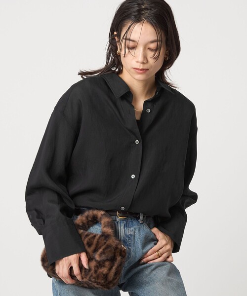 green label relaxing（グリーンレーベルリラクシング）の「ミルフィーユデイリーシャツ（シャツ/ブラウス・レディース・ライトブルー/ブラック/オフホワイト/その他2/その他1/ライトピンク・FREE）」の12枚目の写真