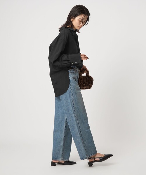 green label relaxing（グリーンレーベルリラクシング）の「ミルフィーユデイリーシャツ（シャツ/ブラウス・レディース・ライトブルー/ブラック/オフホワイト/その他2/その他1/ライトピンク・FREE）」の14枚目の写真