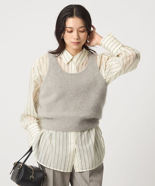 green label relaxing（グリーンレーベルリラクシング）の「ミルフィーユデイリーシャツ（シャツ/ブラウス・レディース・ライトブルー/ブラック/オフホワイト/その他2/その他1/ライトピンク・FREE）」の21枚目の写真