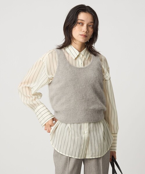 green label relaxing（グリーンレーベルリラクシング）の「ミルフィーユデイリーシャツ（シャツ/ブラウス・レディース・ライトブルー/ブラック/オフホワイト/その他2/その他1/ライトピンク・FREE）」の22枚目の写真