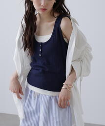 FREE'S MART | 針抜きテレコレイヤードタンクトップ(Tシャツ/カットソー)