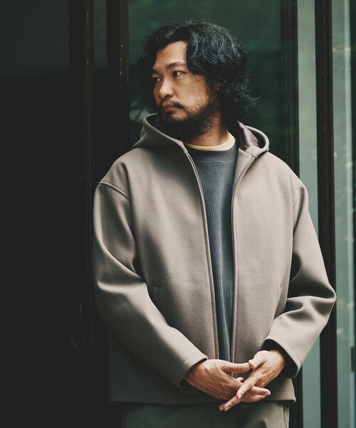 B:MING by BEAMS（ビーミングバイビームス）の「ハイブリッド フードジップ ブルゾン（ブルゾン・メンズ・ネイビー/ブラウン系その他5・S/XL/L/M）」の2枚目の写真