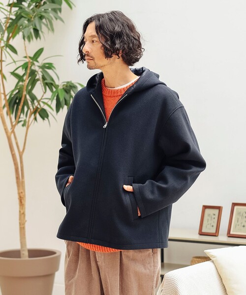B:MING by BEAMS（ビーミングバイビームス）の「ハイブリッド フードジップ ブルゾン（ブルゾン・メンズ・ネイビー/ブラウン系その他5・S/XL/L/M）」の5枚目の写真