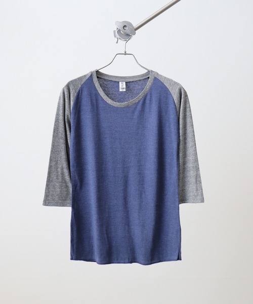 tシャツ ＡＵＢＥＲラグラン７分T レディース 在庫限り】ラグラン 7分袖Tシャツ レディース トライブレンド